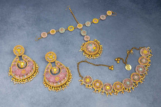 SANYOGITA Necklace Tikka Earring