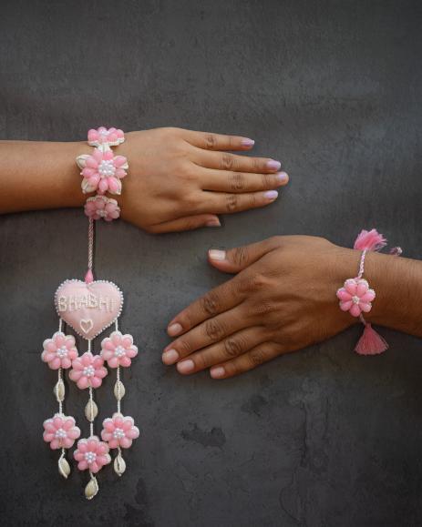 Pink bhabhi lumba set