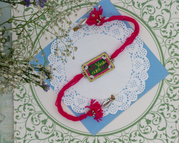 Bhai Tera Yaar Sabse Pyaara Beaded Rakhi