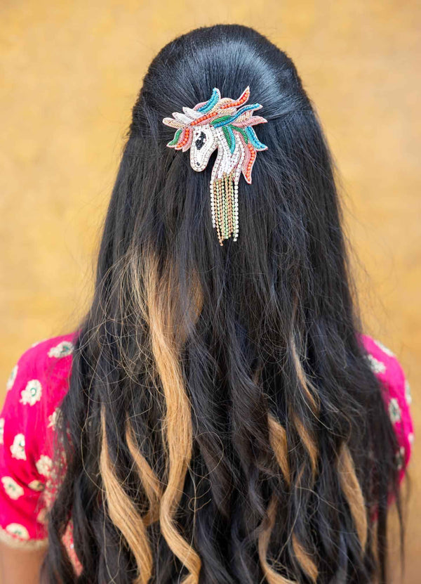 Unicorn Embroidered Hair Accessories (1pcs)