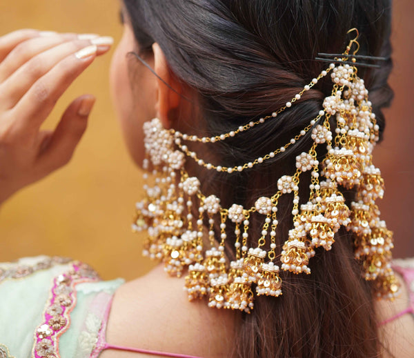 Rukaiya Earrings with earchain