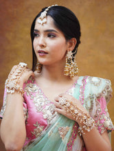 Rukaiya ( earrings+earchain+tikka+necklace+haathful)