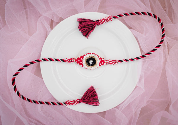 Pink Evil eye rakhi