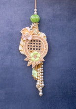 Pestal Green flower Rakhi Pair Set