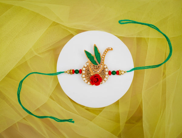 Rose abstract bhai rakhi