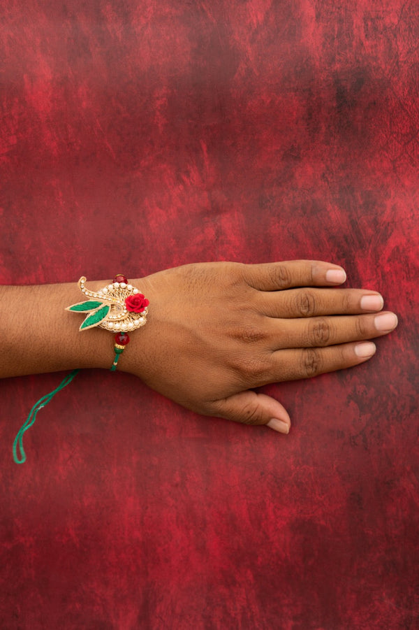 Rose abstract bhai rakhi