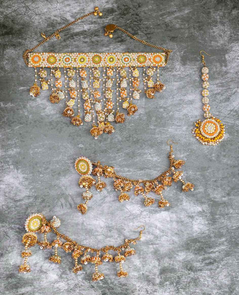 Jodha Bai Necklace Tikka Earring