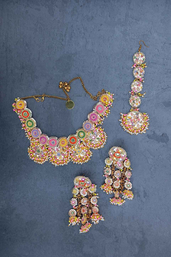 RATNAVATI Necklace Tikka Earring