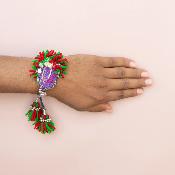 Bhai Mota Bhai Beaded Rakhi