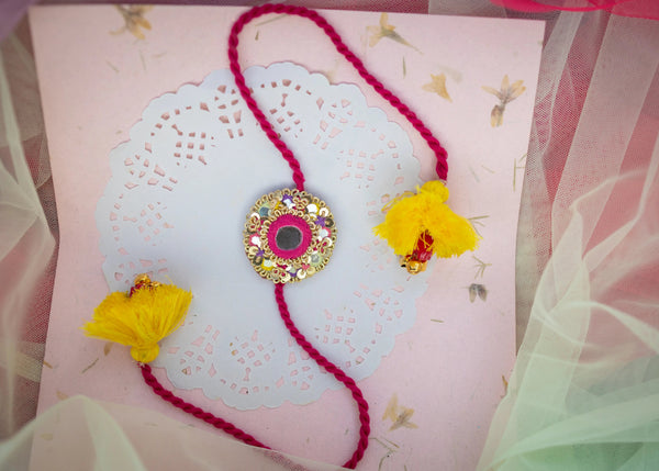 Bhai Colorful beaded Rakhi
