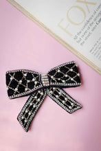 Chhavi Embellished Crystal Hair Bow Barrett Clip (1pc)