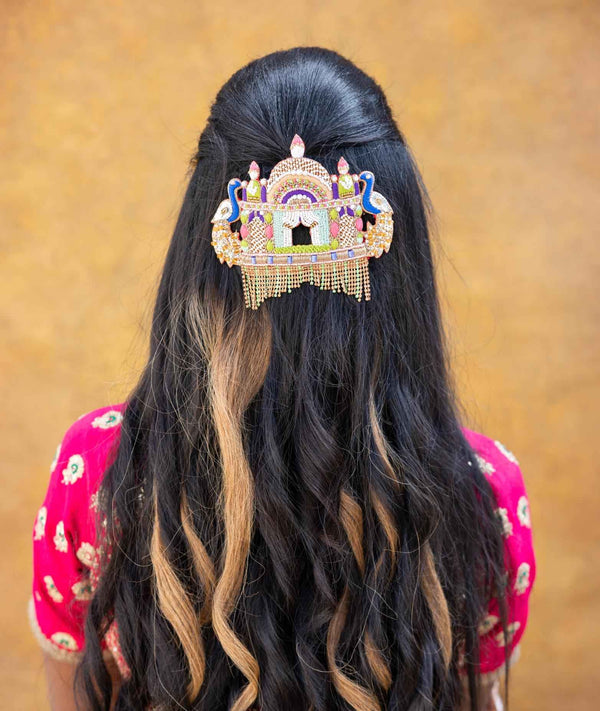 Hawa Mahal Embroidered Hair Accessories (1pcs)