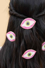 Pink Eye Evil Embroidered Hair Accessories (Set of 5)