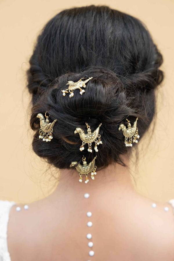 Malti Hair Bun Accessories Hair Accessories (Set of 5)