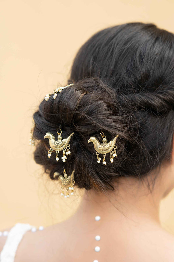 Malti Hair Bun Accessories Hair Accessories (Set of 5)
