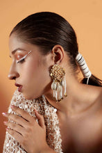 Aqua Halo Earrings