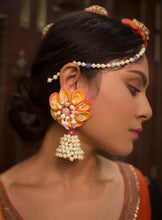 Coral Charm tikka, Jhumka Earrings and Necklaces, shop-by-style, shop-by-vibe Set