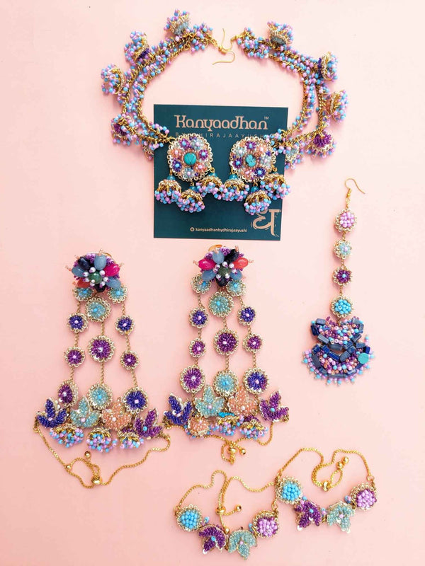 Lavender Beaded Set