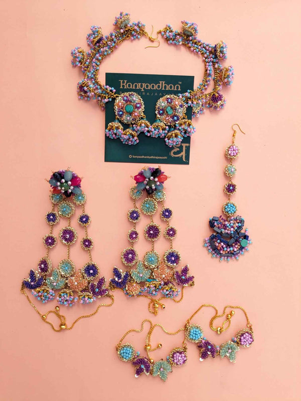 Lavender Beaded Set