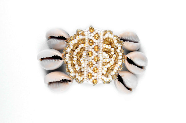 Golden Shells Rings