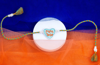 Mom to be Papa to be Rakhi Set