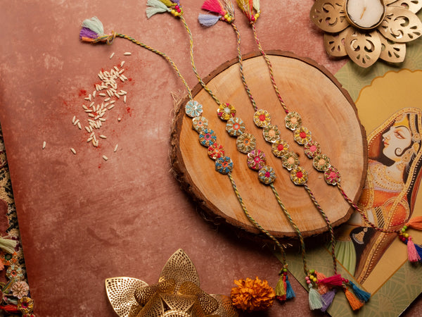 Bhai Muticolor Beaded Rakhi