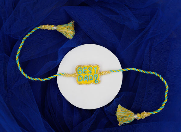 Best dad yellow bhai rakhi
