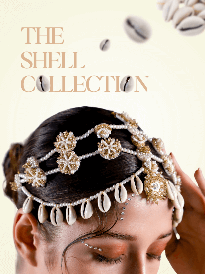 bridal jewellery by kanyaadhan in shell collection